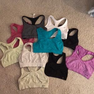 Huge Bundle of Sports Bras (no pads)